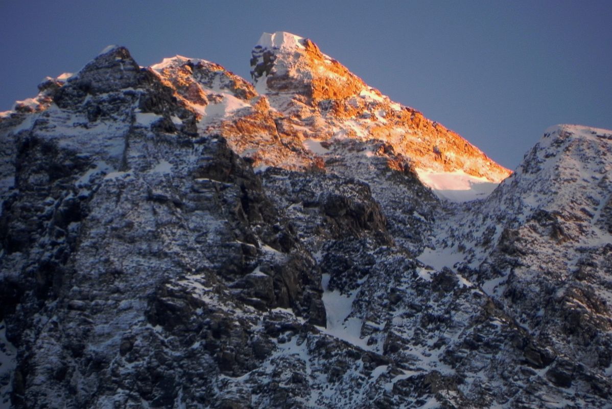 07 Sunset On The Pinnacles Close Up Mount Everest North Face Advanced Base Camp 6400m In Tibet 